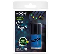 SMIFFY Moon Glow - Glow in The Dark Nail Polish, Blue
