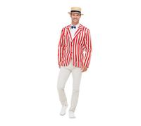 Uomo 20's Barbiere Negozio Costume Tradizionale Righe Vestirsi Halloween