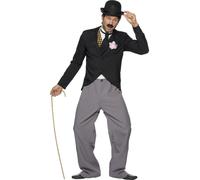 Uomo 1920'S Icona Charlie Film Movie Stella 20's Costume Adulti L