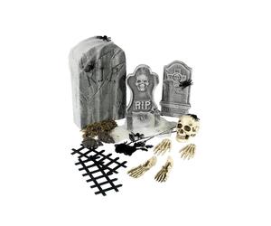 Smiffys 24 Piece Graveyard Collection, Grey