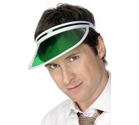 SMIFFYS Visiera da giocatore di poker, verde