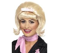 Smiffys 50s Flicked Beehive Bob, Blonde