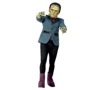 Smiffys 51628 Universal Monsters Frankenstein Costume, Giacca, Uomo, Verde & Grigio