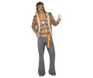 Smiffys 60s Singer Costume, Male, Multi-Coloured (Size M)