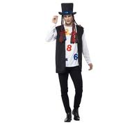 Smiffys 80s Pop Star Costume, Multi-Coloured (Size L)