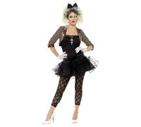 Smiffys 80s Wild Child Costume, Black (Size M)