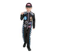 Smiffys 99773 Racing Driver Costume, Unisex Children S - 4-6 Years