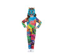 Smiffys 99937 Monster Party Costume, Unisex Children, Multi-Colour S - 4-6 Years