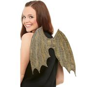 Smiffys Ali da drago con scaglie, Oro, 50 cm / 19 pollici Halloween