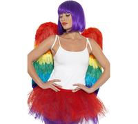 60cm Arcobaleno Piuma Angel Wings Gay Pride Carnival Costume da Festival Uomo