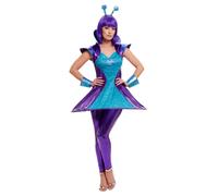 Smiffys Alien Lady Costume, Multi-Coloured (Size L)