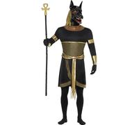 Smiffys Anubis the Jackal, Black & Gold (Size L)