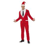 Natale Babbo Natale Costume Deluxe Professionale Abiti Costume Grotto Outfit