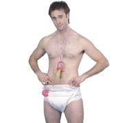 Adulti Cervo Notte Gigante Nappy Con Perno + Ciuccio Seno Bambino Kit Costume