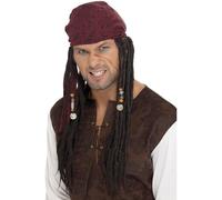 Smiffys Bandana da pirata con trecce