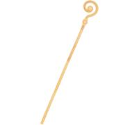 SMIFFYS Bastone pastorale, oro, 4 pezzi, 118cm/46in Halloween, Carnevale