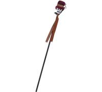 SMIFFYS Bastone vudù, Nero, con teschio, 112 cm / 44 in