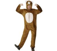 SMIFFYS Costume da orso include tuta con cappuccio Halloween