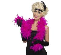 SMIFFYS Boa, 50g, fucsia, piume, 150cm Halloween