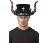 Deluxe Diavolo Top Cappello - Moda Halloween Accessorio per Uomo