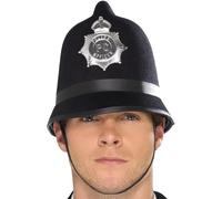 SMIFFYS Cappello da poliziotto con stemma, feltro Halloween