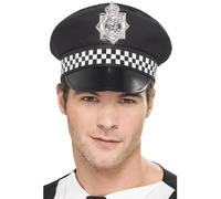 SMIFFYS Cappello da poliziotto inglese con fascia di controllo