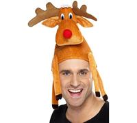 Smiffys Cappello da renna, Marrone
