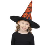 Smiffys Cappello da strega con zucca per bambini Halloween