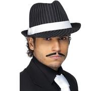 Adulto Deluxe Trilby Cappello Donna Uomo 1920S 20 da Gangster Accessorio Vestito