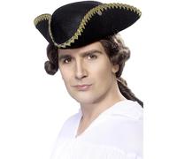 SMIFFYS Cappello tricorno di Dick Turpin feltro Halloween