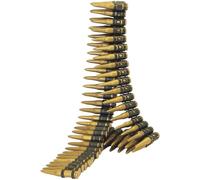Smiffy's- Smiffys Cartuccera, Oro 96 proiettili, 150 cm di Lunghezza Custodia per Fotocamera Panasonic per Adulti, Dorato, 25996