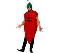 Smiffys Chilli Pepper Costume, Red (Size M)