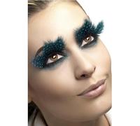 Donna Piume Falso Ciglia Finte Halloween Costume Accessori