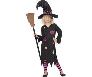 Smiffys Cinder Witch Costume, Black (Size S)