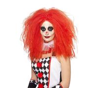 Smiffy's Parrucca da clown arricciata – Rosso (Halloween)