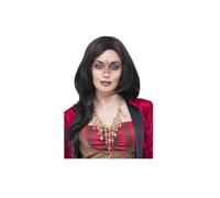 Smiffys Collana con teschio voodoo in metallo Halloween
