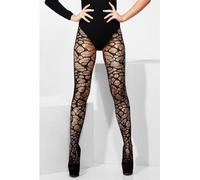 Fever Rete Uncinetto Collant - Moda Halloween Donna Accessorio Costume