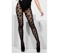 Smiffys Collant all'uncinetto con carte da gioco Fever