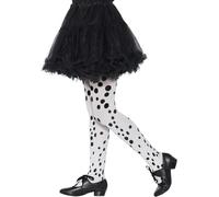 Bambini 6-12 Anni Cane Dalmata Pois Collant Crudelia De Vil Book Week Costume