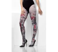 Collant Opaques Da Donna Zombie Killer Per Halloween Taglia UK 8-12