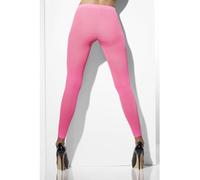 Adulti Donna 1980S Neon senza Piedi Calze a Rete Disco Costume Rosa