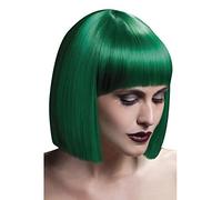 Calore Resistente Parrucca Lavabili Styleable Donna Costume Verde Lola Bob
