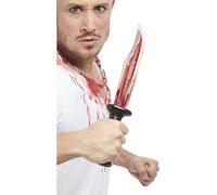 Smiffys Coltello sanguinante, con sangue finto liquido, 34cm/13in
