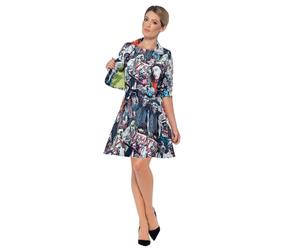 Smiffys Completo Zombie, Multicolore, con vestito e giacca Halloween, Carnevale