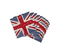 Smiffys Confezione da 16 tovaglioli di carta con stampa Union Jack, 33 x 33 cm, motivo: Union Jack Fancy Dress, Union Jack Dress Up Party Goods