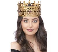 Smiffys Corona reale gotica da vampiro in metallo Halloween, Carnevale