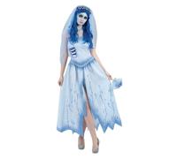SMIFFYS Corpse Bride, costume Emily, Abito e cerchietto con velo
