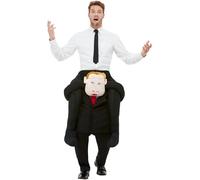 Smiffys Costume a cavalluccio compagno, Nero, con completo intero e gambe finte Halloween, Carnevale