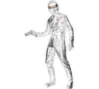 Smiffys Spaceman Costume, Silver (Size L)