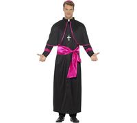 Uomo Cardinale Costume Romano Cattolico Chiesa Vestirsi Halloween
